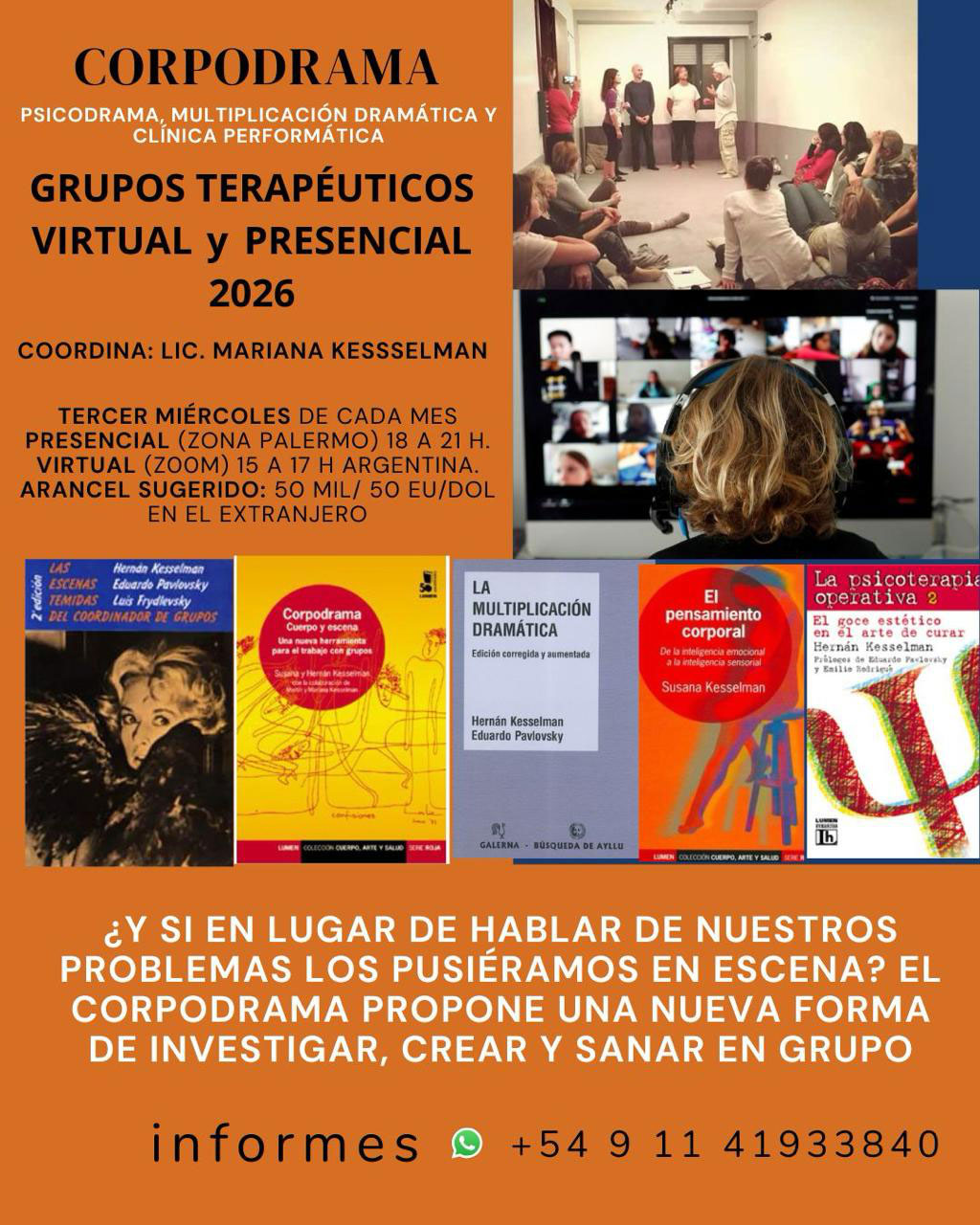 Corpodrama 2026 - Grupos terapéuticos
